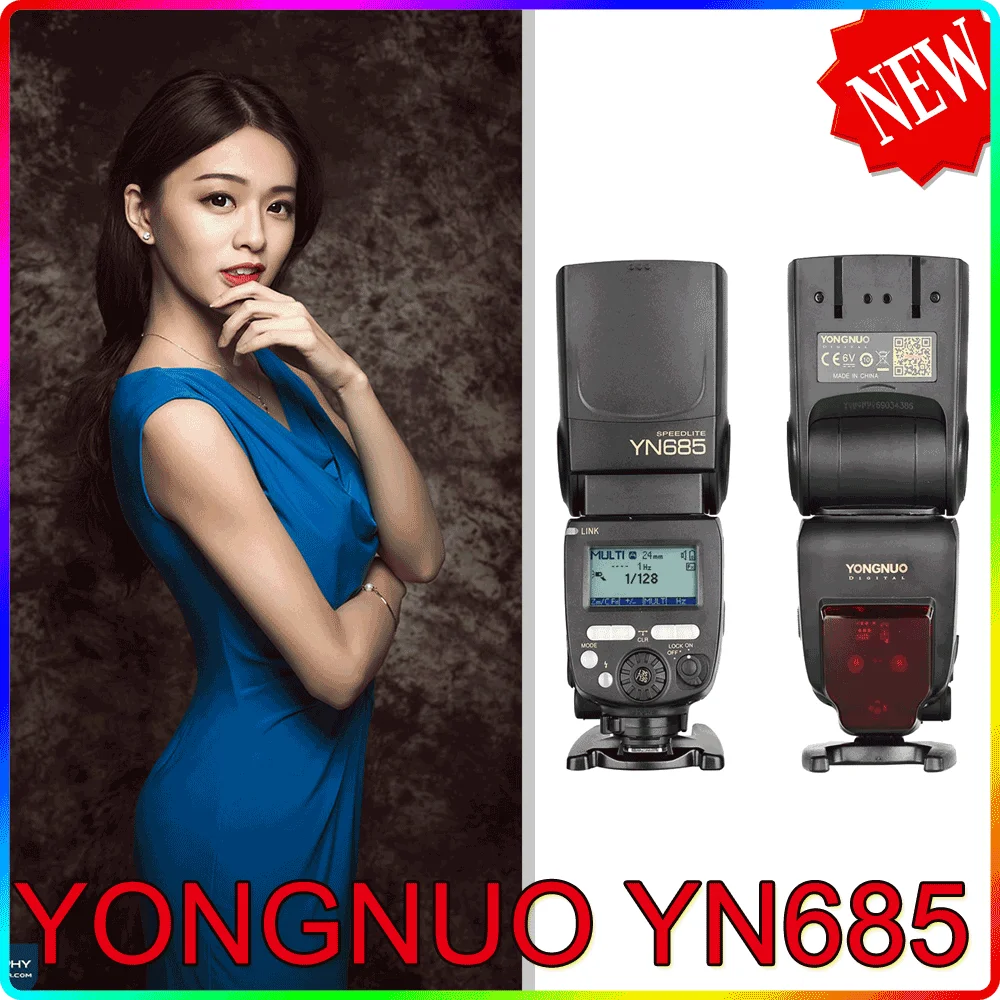 

YONGNUO YN685 YN685N YN685C Camea flash 2.4G Wireless i-TTL HSS 1/8000S Speedlite YN622N Radio Slave for Canon for Nikon Studio