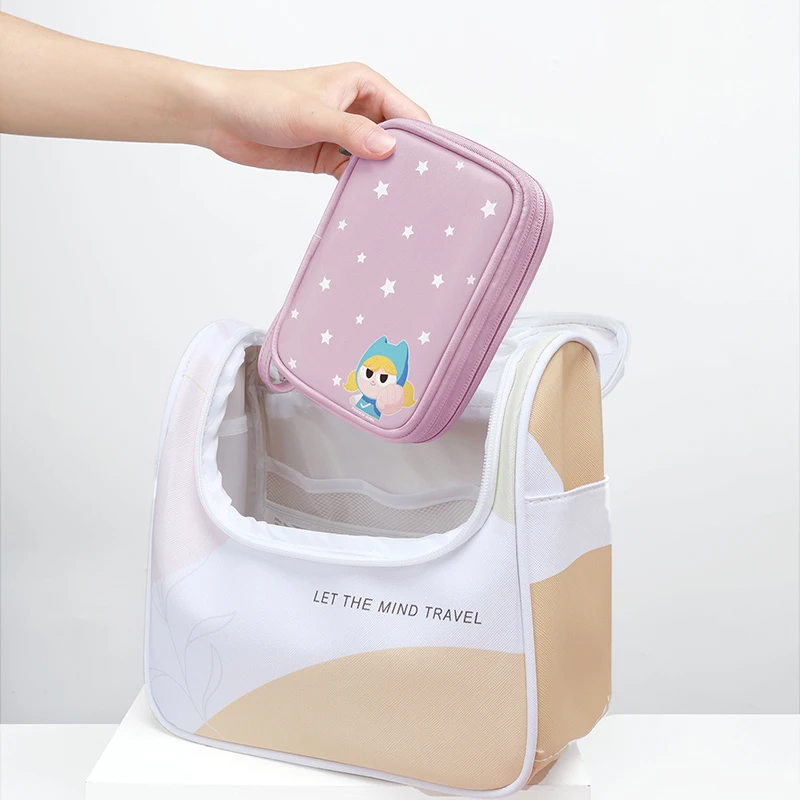 Портативный чехол для жесткого диска BUBM внешнего с USB-кабелем передачи данных