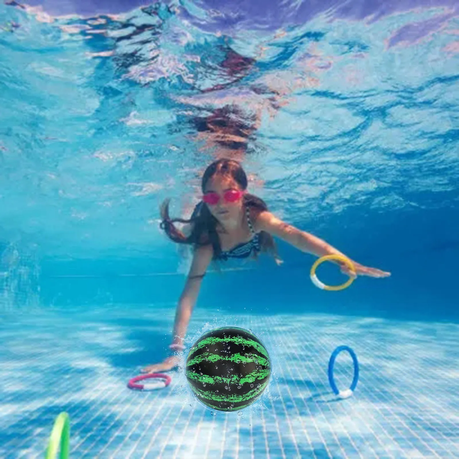 Водные воздушные шары забавные пляжные игрушки для бассейна мяч арбуза игра