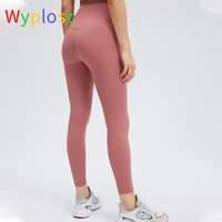 wyplosz high waist nude tight fitness yoga pants elastic energy gym wear workout leggings sports runing compression hip summer