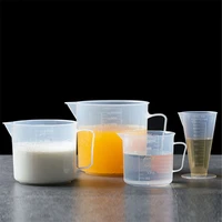 1003006001000ml plastic graduated measuring cup jug pour spout surface kitchen supplies pot baking cooking measuring tool