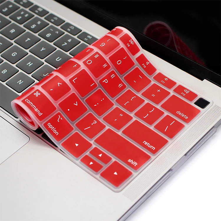 Silicone Laptop Korean Keyboard Cover Skin for MacBook Newest Air 13" Release A1932 with Retina Display