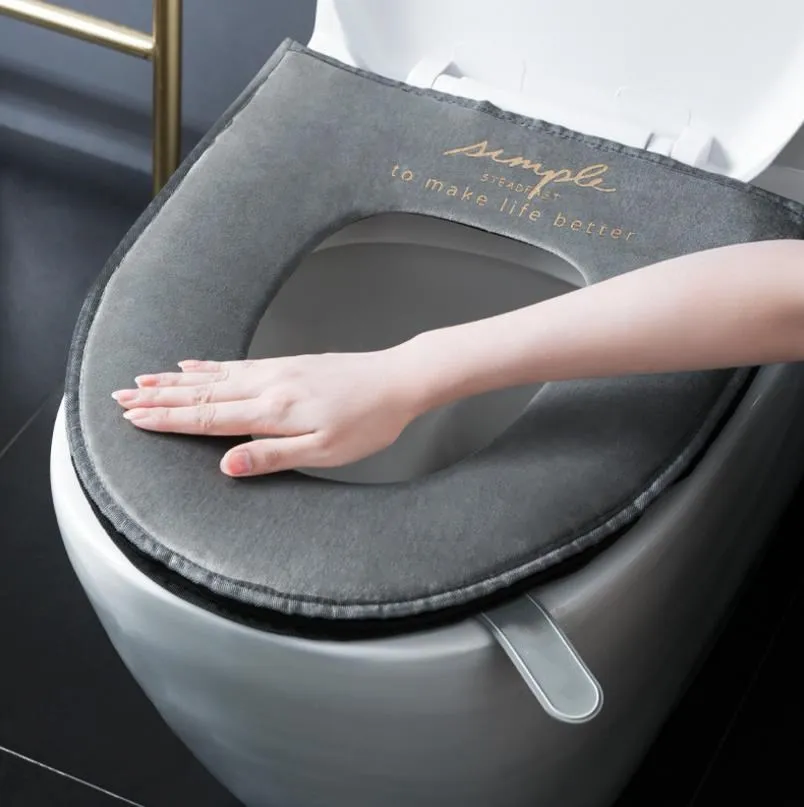 Универсальная крышка для унитаза подкладка крышки сиденья держатель мягкий