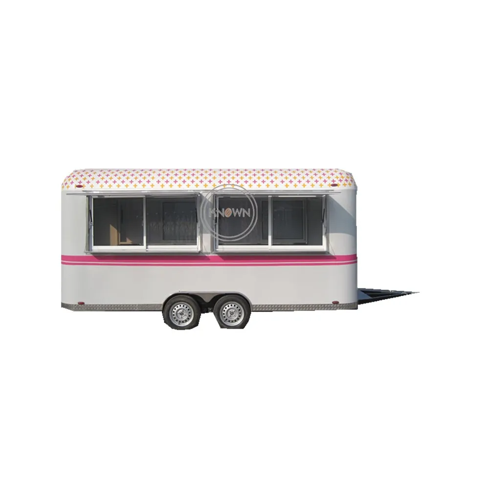 500 см Мобильная тележка с прицепом для быстрого питания четырьмя