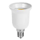 1 шт., белый, E14 в E27 светодиодный, галогенный, CFL, лампа, адаптер, конвертер