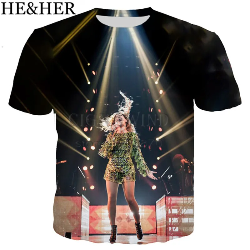 Новая популярная певица Beyonce Wish the queen of pop a 'happy Bey футболка с 3d принтом в стиле хип-хоп летние топы, футболка уличная