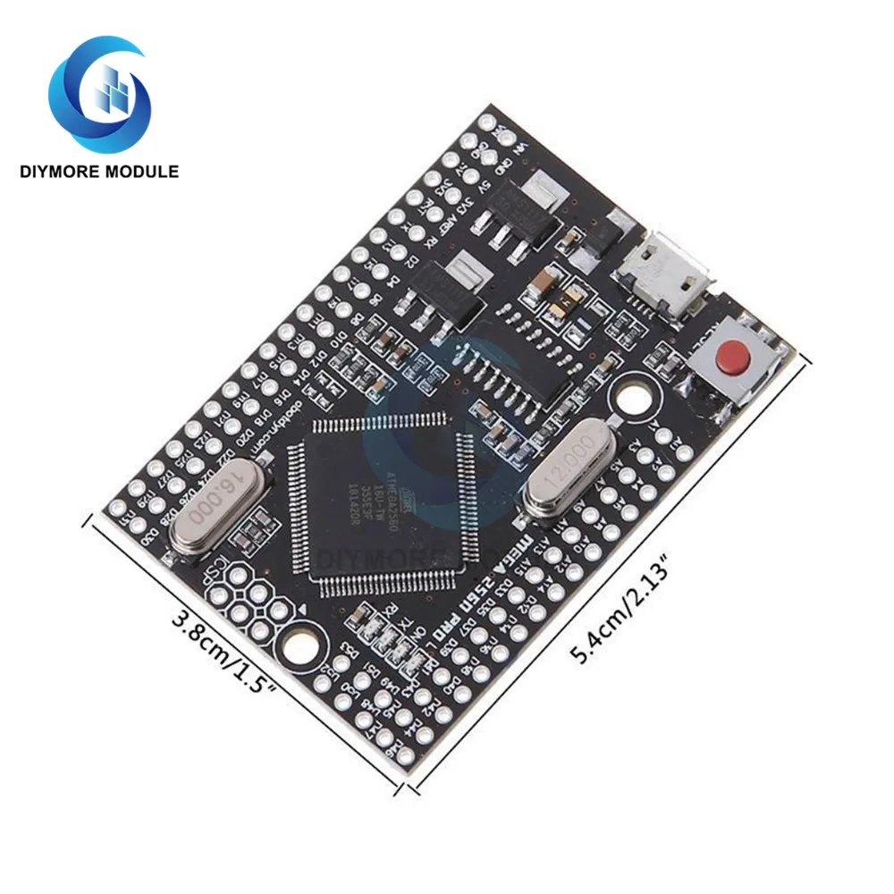 ATmega2560-16AU Mega2560 Pro CH340C Встроенная плата микроконтроллера последовательный порт SPI