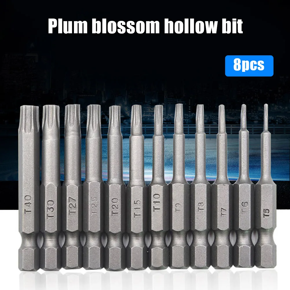 

8/12 шт 1/4 дюйма с шестигранной головкой Биты отвертки магнитный Набор инструментов 50 мм Длина в наличии