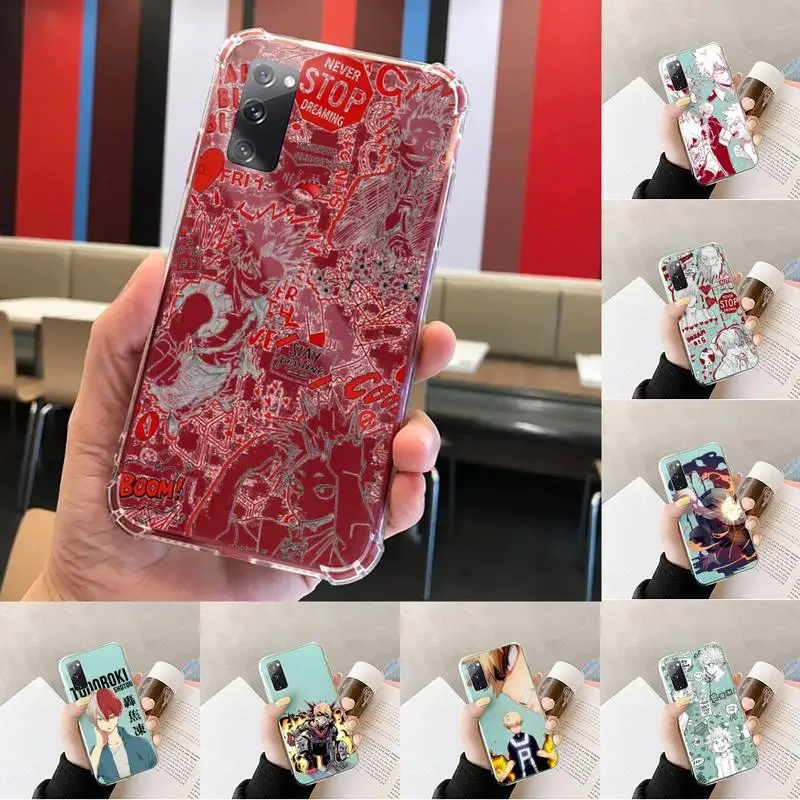 

My Hero Academia Anime Phone Case Transparent For Samsung S 10 9 20 11 7 8 21 6 P Edge PLUS ULTRA 4G 5G