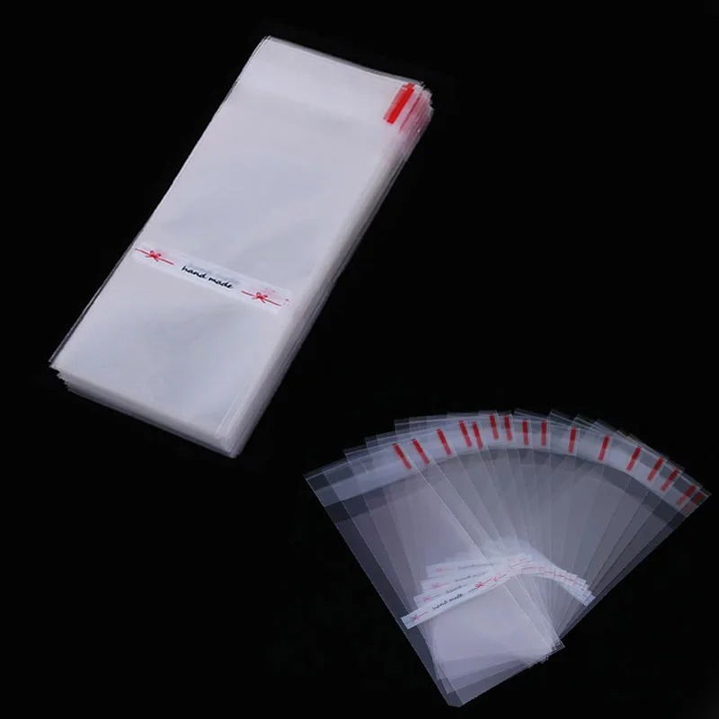 100 шт Пакетная мини пластиковая упаковка биквитов для тортов открывающаяся