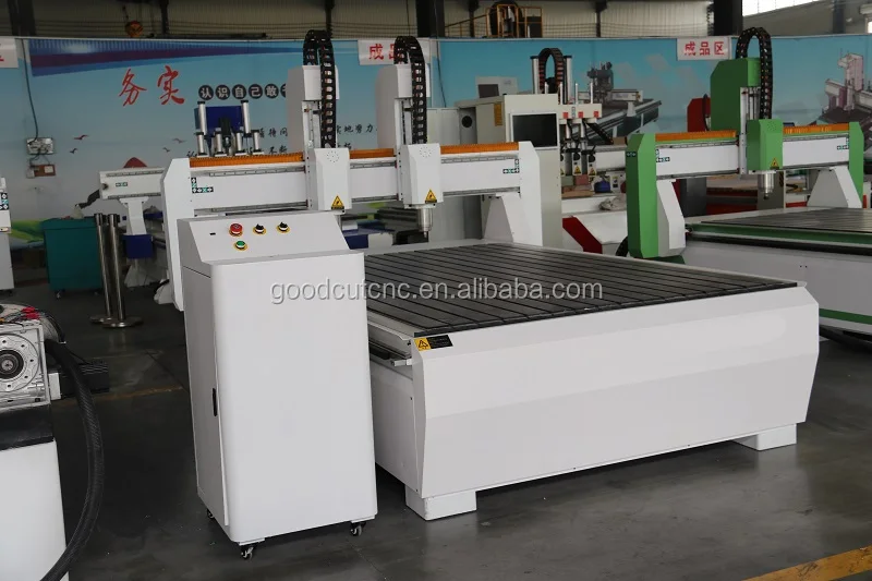 

GoodCut 2 multi head cnc router machine 1325 wood machinery for acrylic cutting
