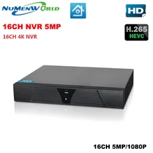 16CH 4K 5MP CCTV NVR security Network Video Recorder Face Detection P2P Video DVR for IP Camera system