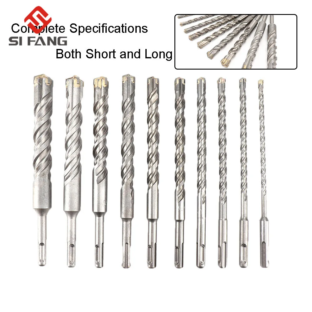 

8inch 210mm SDS Drill Bit 6-20mm Tungsten Carbite Tip Desinged for Concrete Brick Concrete Drilling Power Tool