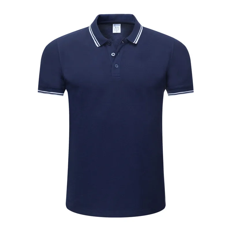 Новый 2019 однотонные Цвет летние футболки поло для мужчин хлопок короткий рукав
