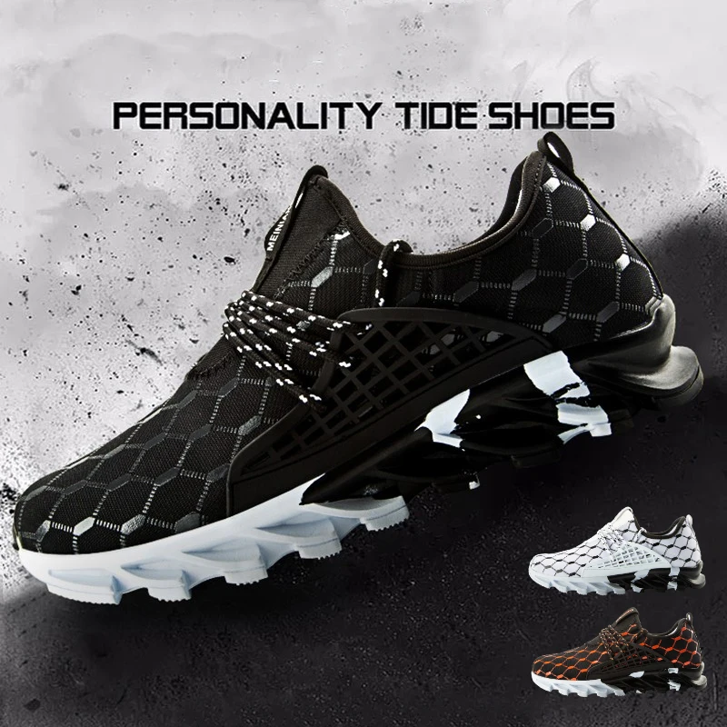 New Mens Running Shoes Professional Training Shoes Blade Sole Lightweight Sports Shoes Leisure Outdoor Gym Shoes Male Sneakers