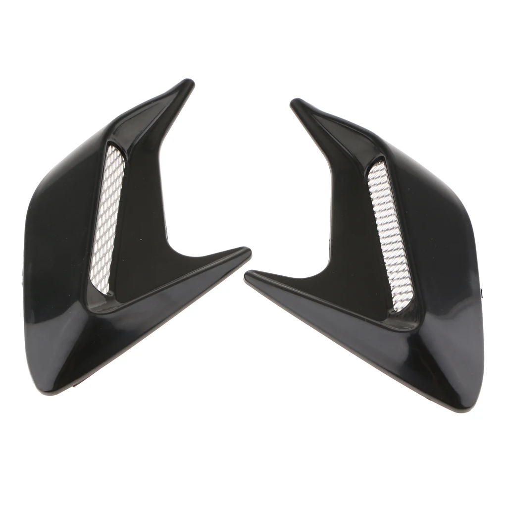 2pcs/lot Shark Gills Car Styling 3D Simulation Vent Air Flow Fender Chrome Glue Sticker Decal Decoration Waterproof | Автомобили и