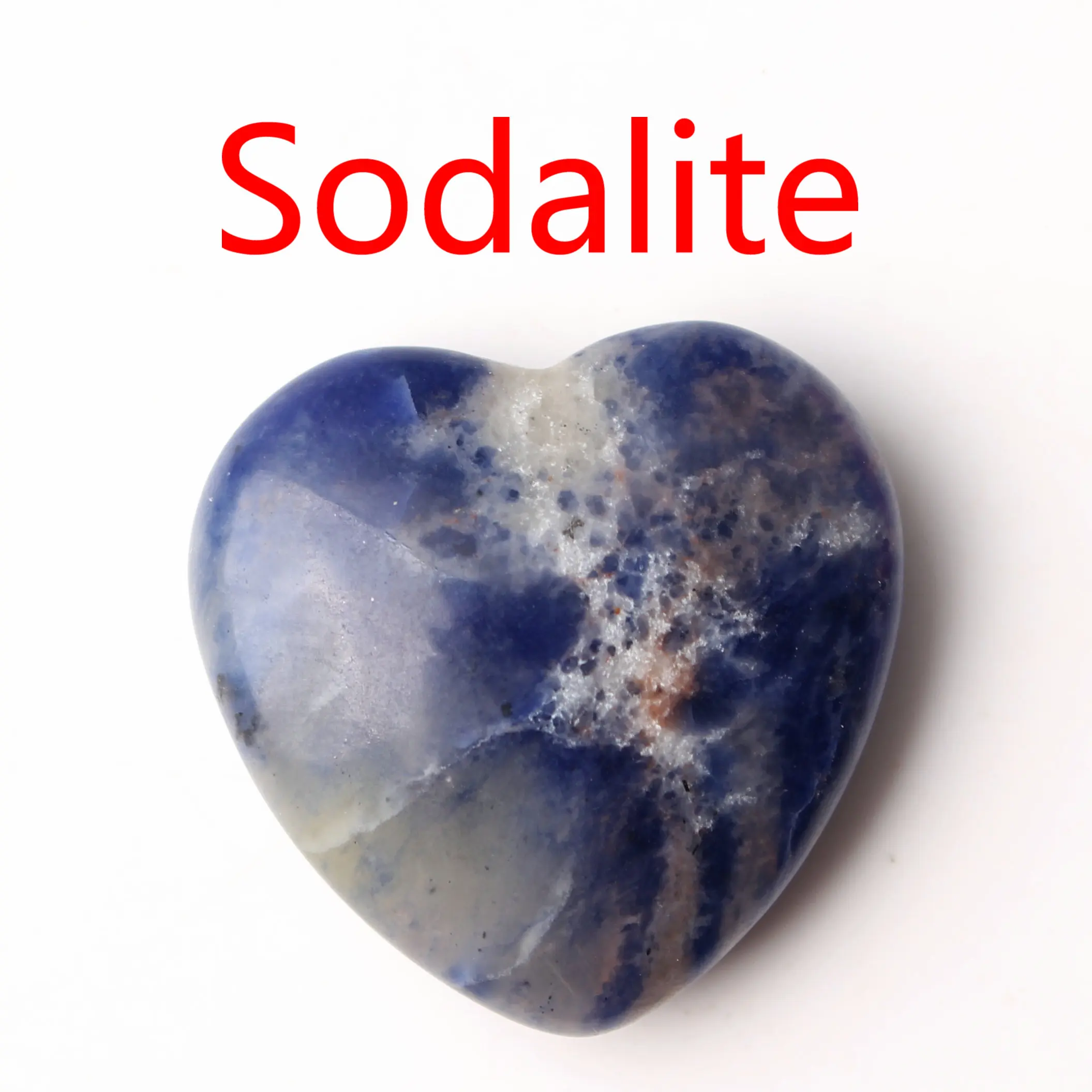 1Piece Sodalite 1 шт. натуральный в форме сердца, со стразами кулон Тигр глаз Рок розовый кварц флюорит Аметист флюорит драгоценный камень ожерелье рейки заживление - Цвет: 1Piece Sodalite