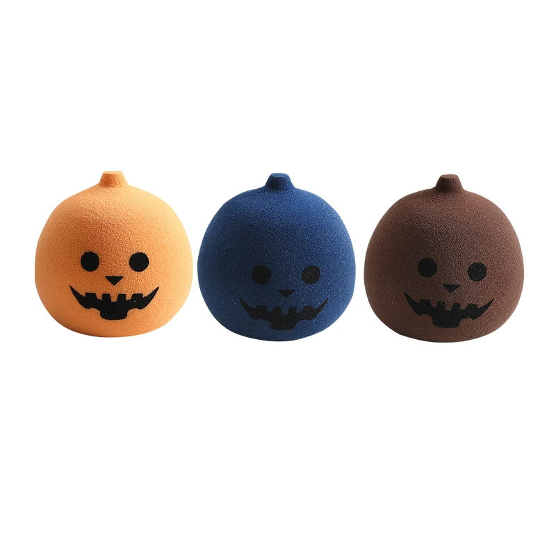 

2PCS Makeup Sponge Set Funnny Makeup Puff Makeup Sponge Wet And Dry Flocking Puff Set Maquiagem Puff Random Style