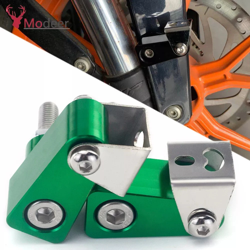 

Universal CNC Aluminum Lower Fork Mount Fog Light Holder Turn lights Bracket For Kawasaki Z250 Z125 Z300 Z 250 125 300 LOGO Z