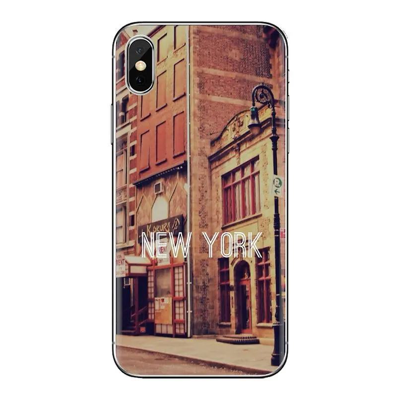 Для htc U11 один M7 M8 A9 M9 M10 E9 Desire 630 530 626 628 816 820 Motorola G G2 G3 Америка Нью-Йорк прозрачные