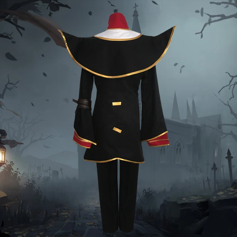 Игра Identity V Косплей костюмы Wu Chang Косплей Костюм душа зонта оригинальные новые кожаные форменные костюмы