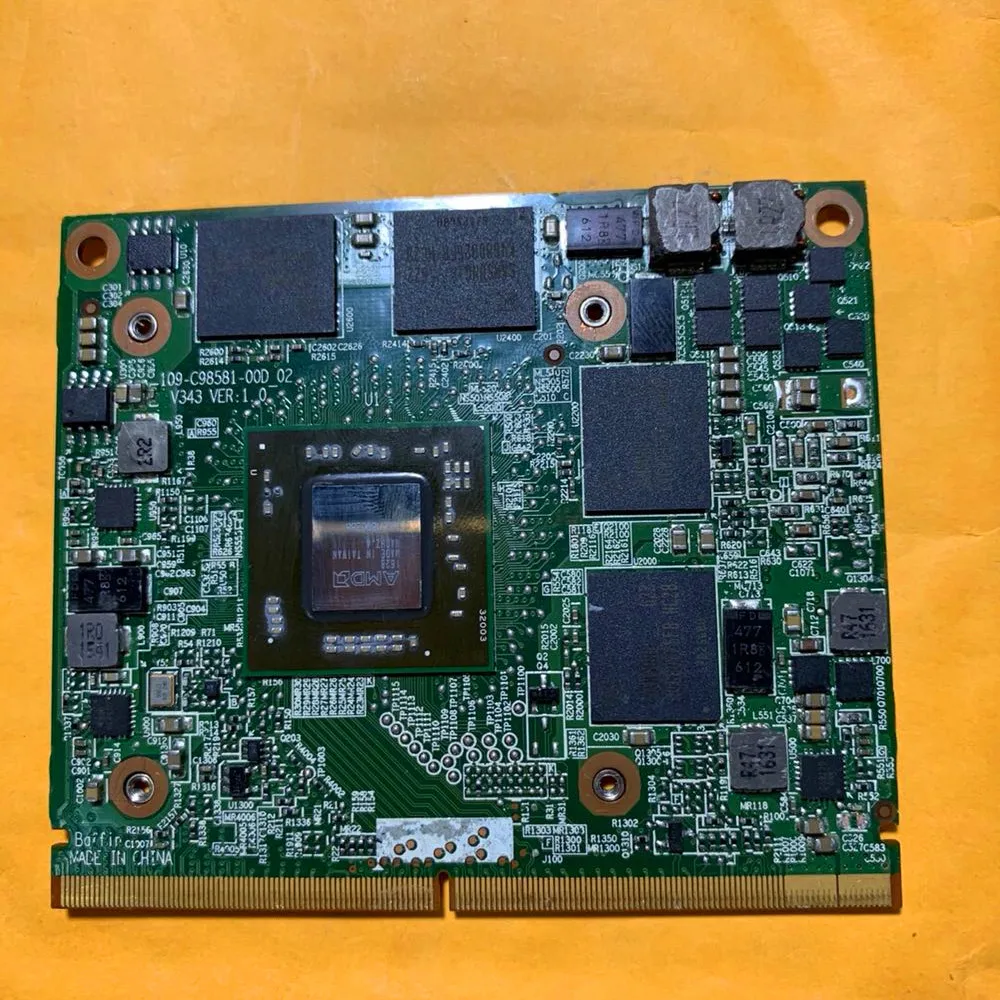 

Кронштейн для видеокарты FirePro WX4150, 4 Гб, 2 Гб, 216-0896288 с X-графической картой для Dell M7510 M7520 HP Zbook15 G1 G2 100%, рабочий тест