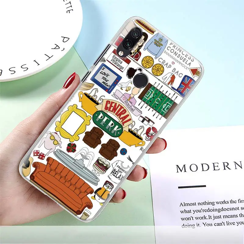 

CENTRAL PERK Friends TV Show Phone Cases for Xiaomi Redmi Note 8T 9S 5 6 7 8 Pro 9 Pro 6A 7A 8A 9A 9C K20 K30 Pro Cover