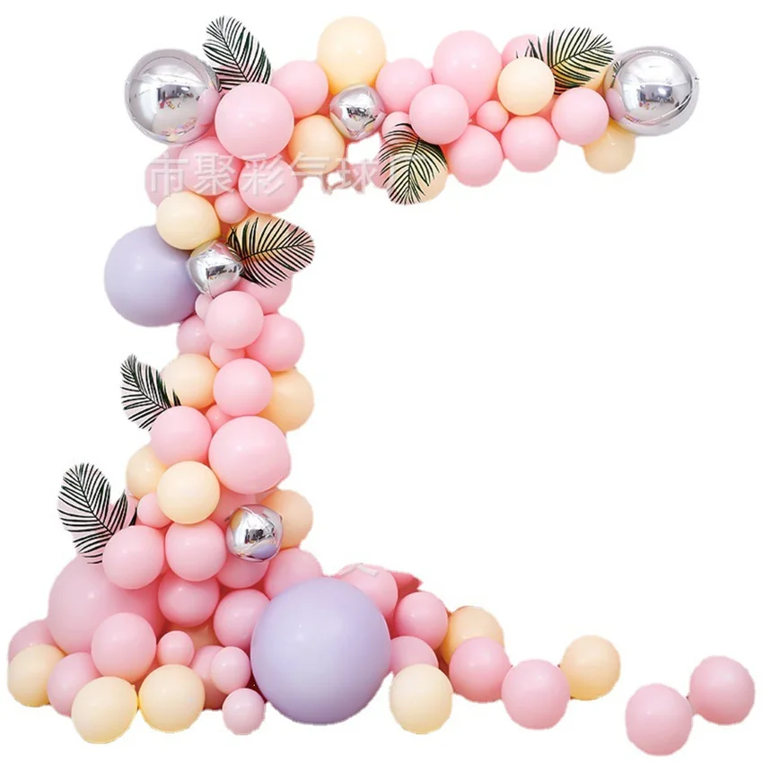 

100Pcs Macaron Balloon Set Colorful Metallic Birthday Party Wedding Decoration Anniversary Globals Baby Shower Halloween