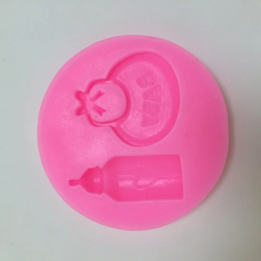 Сделай сам 1 шт. ручная бутылка и нагрудник для детского дня рождения 3D помадка