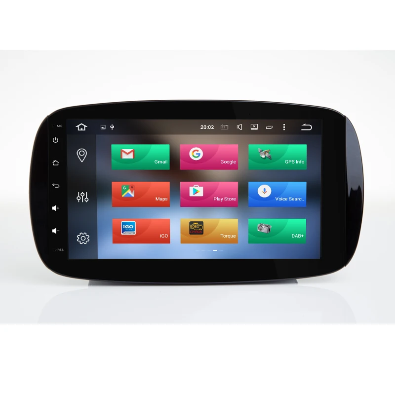 Автомобильный радиоплеер для Mercedes Benz Smart Qcta 8 core RAM 4G ROM 64G DSP IPS Android 10 GPS стерео аудио