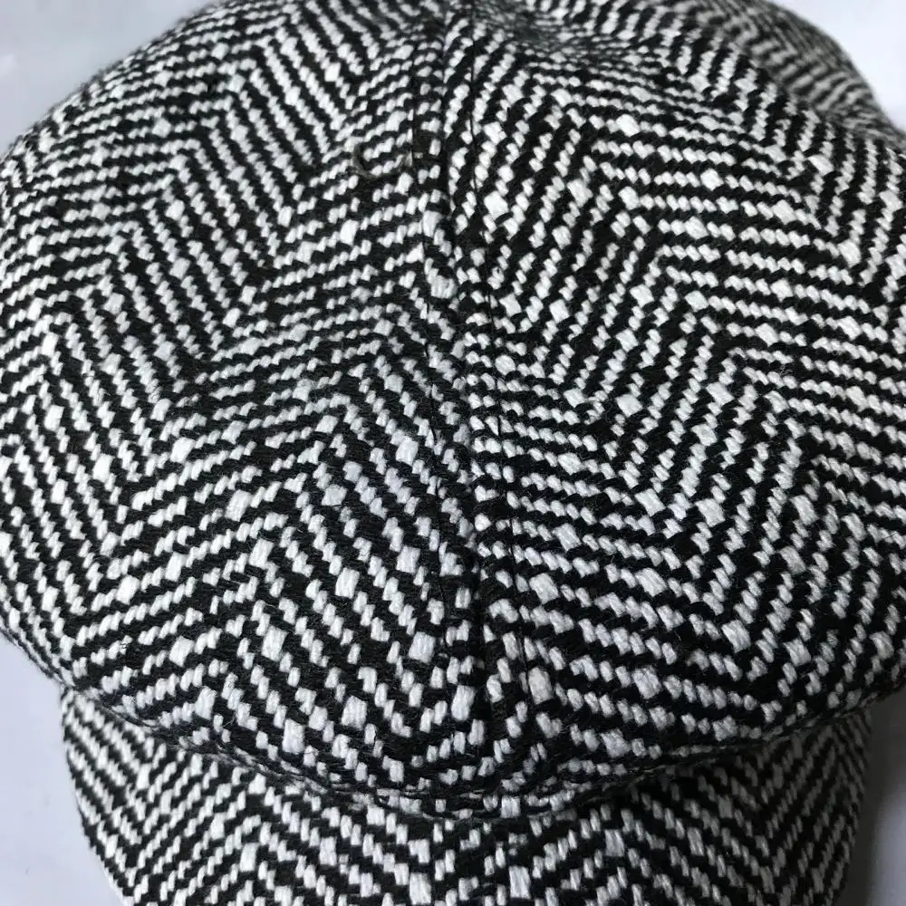 

Fashion Classic Newsboy Beret Hat Men's Knitted Outdoor Casual Octagonal Cap