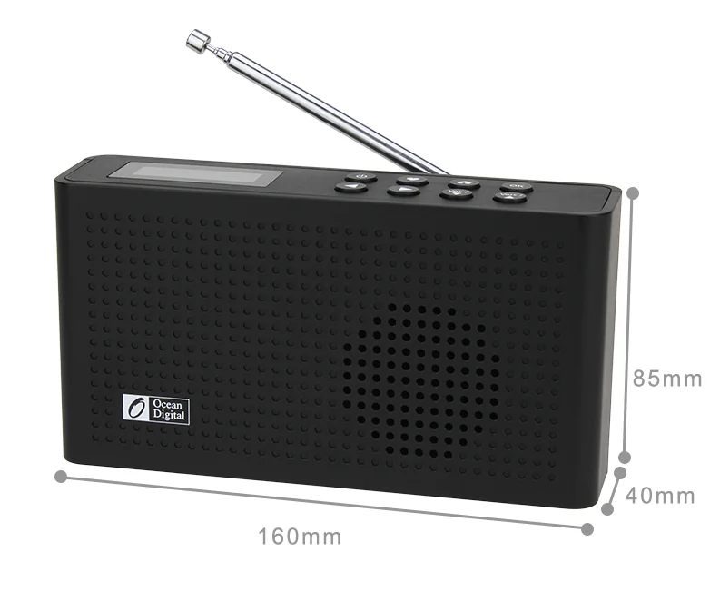 DAB+/WiFi/FM/UPnP/DLNA океанское цифровое WR-26 многоязычное меню портативное интернет радио Bluetooth 2000 мАч батарея
