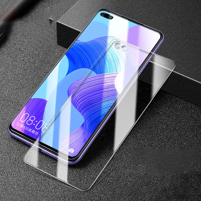 Защитное стекло закаленное 9H для HUAWEI P40 Lite E P30 P20 Pro P Smart Plus 2019 Z 2020 2 шт. | Мобильные