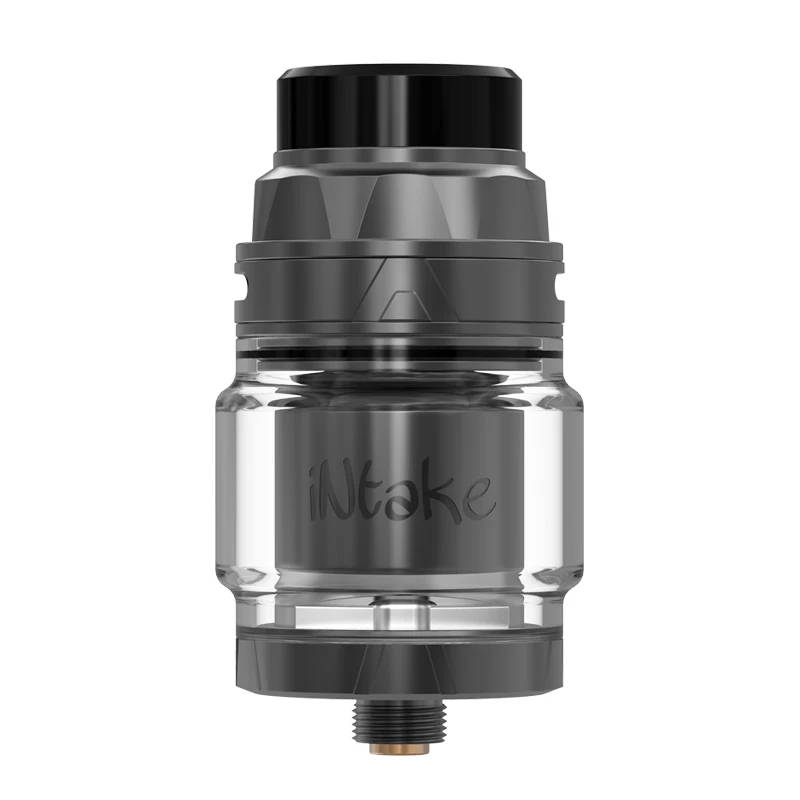 Gun Metal Augvape Впускной RTA бак 4,2 мл электронная сигарета распылитель герметичный нижний поток воздуха прямо в катушку одной катушки 24 мм RTA танк - Цвет: Gun Metal