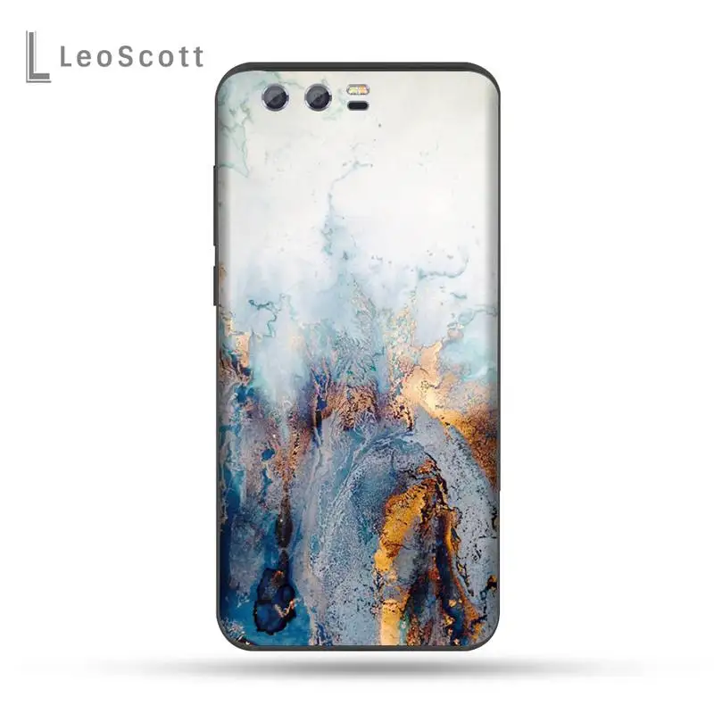 

Elegant Blue Marble Purple Phone Case For Huawei Honor view 7a5.45inch 7c5.7inch 8x 8a 8c 9 9x 10 20 10i 20i lite pro
