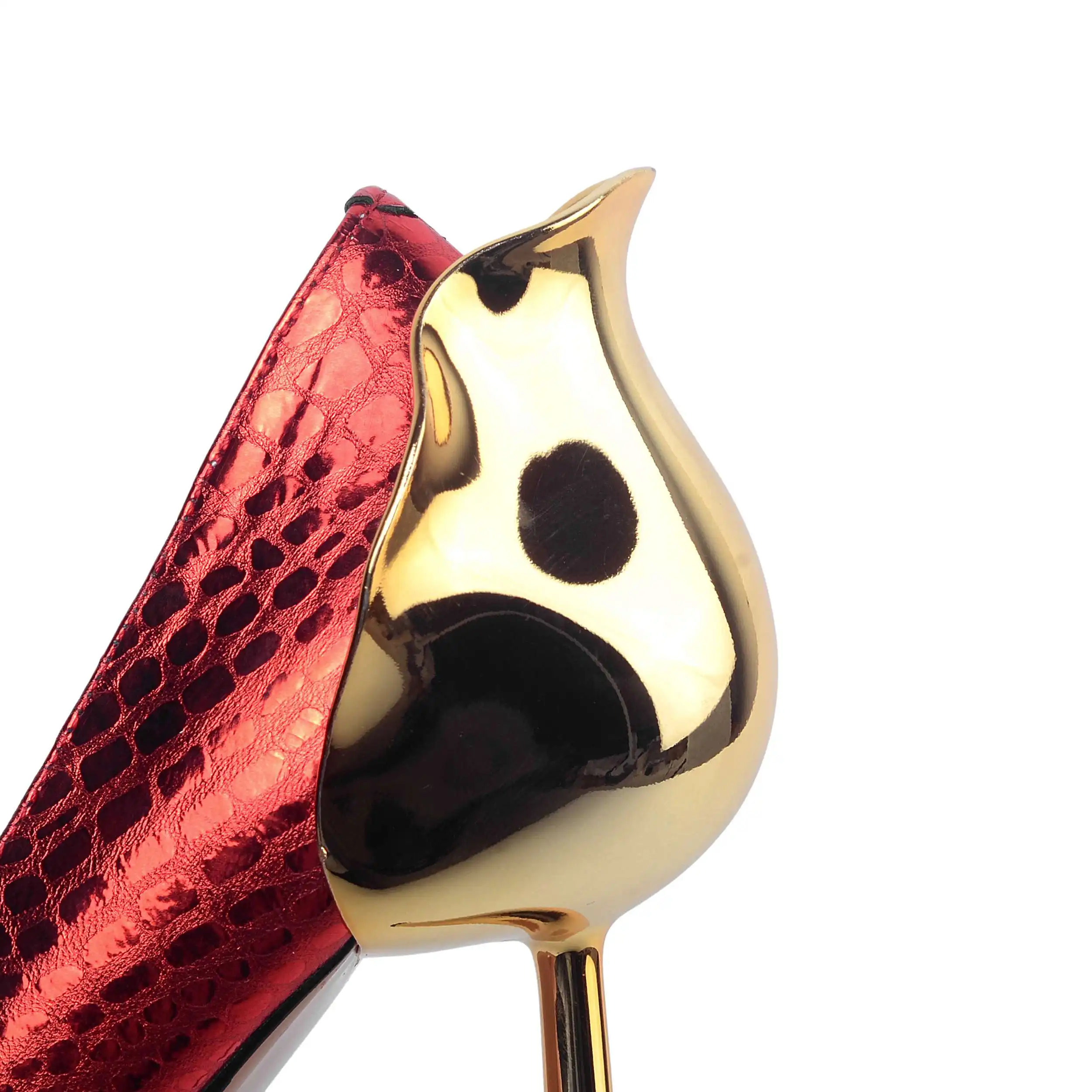 

Krazing pot new European style natural leather pointed toe thin super high heels office lady daily wear slip on women pumps L21