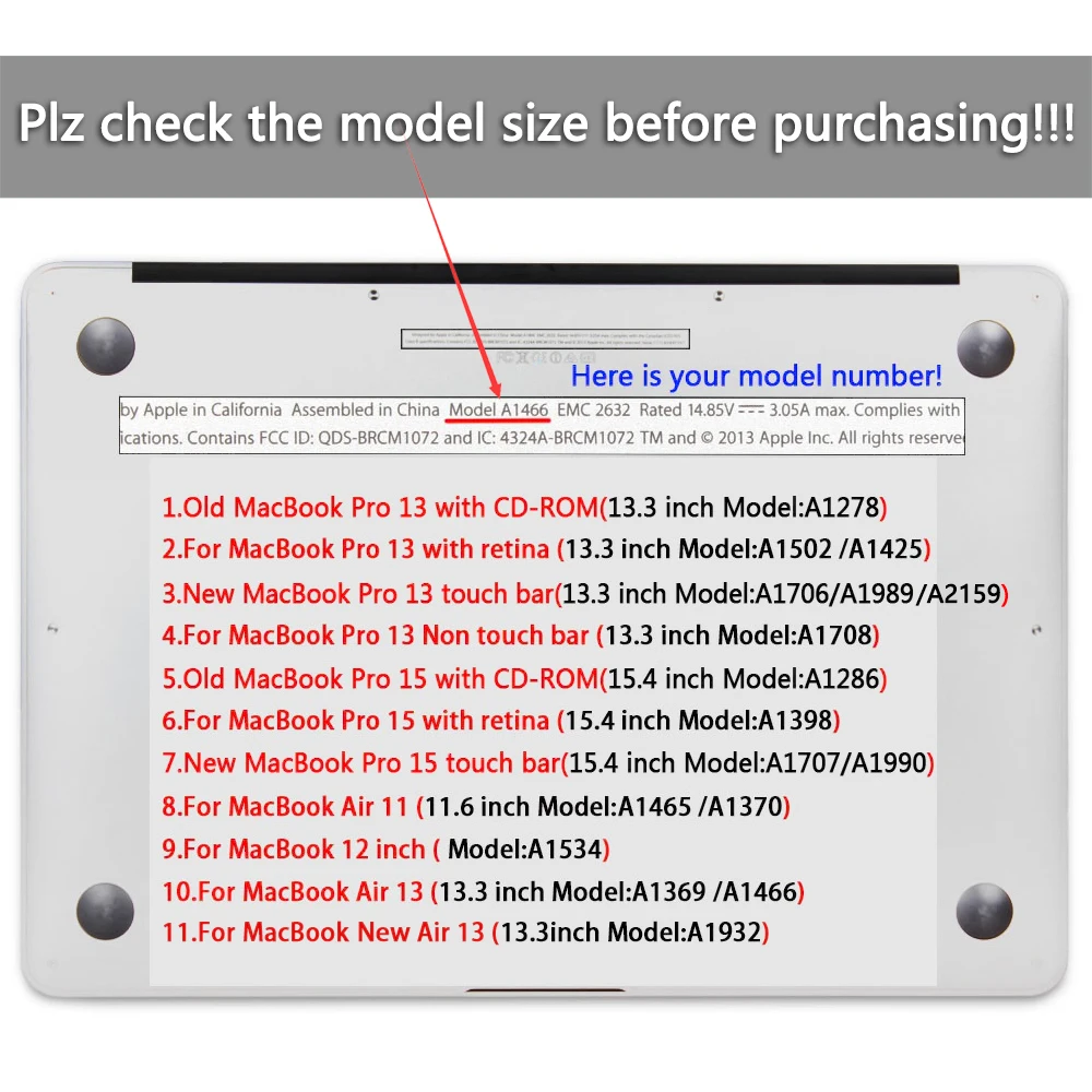 Для Macbook Air 11 12 13 A1932 Touch ID Pro Retina 3 A2338 M1 A2337 для нового 15 Bar 2020 Жесткий Чехол