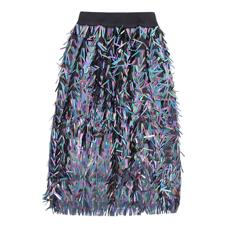 Женская юбка с высокой талией осень 2020 | одежда