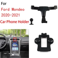 gravity car phone holder for 2020 2021 ford mondeo auto interior accessories air vent mount mobile cellphone stand gps bracket