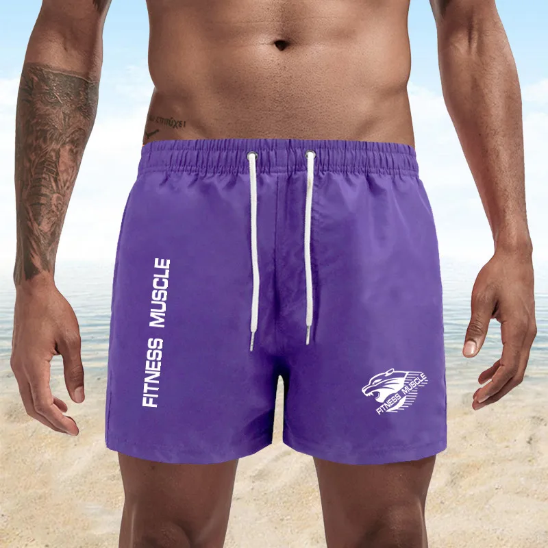 

2021 New Mens Swimsuit Elastic ties Men Swimming Shorts Men Briefs Beach Shorts Running Suits Surf Board Shorts Men Swim Trunks