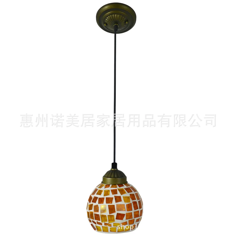 Фонарь Тиффани ресторанная люстра в средиземноморском стиле пасторальная