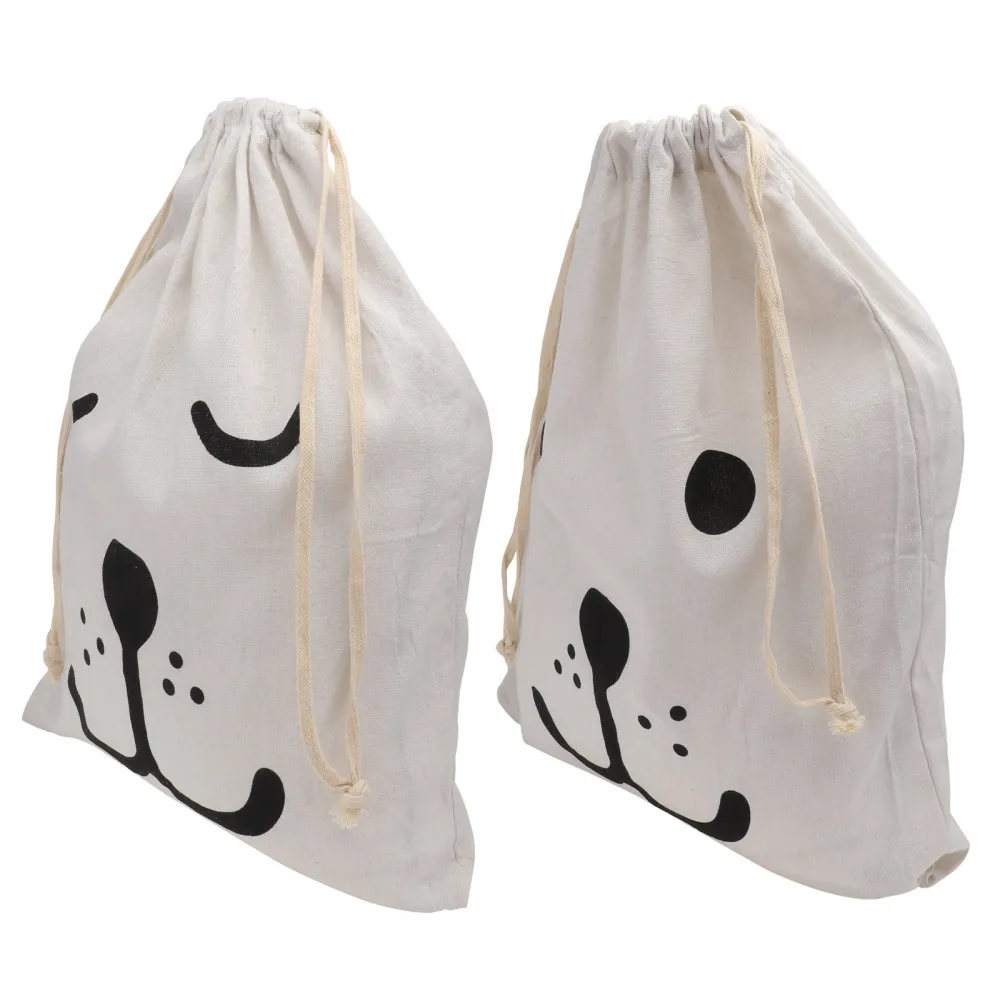 

2pcs Dust-proof Shoes Storage Bags Household Travel Storage Bags (Black, Beige)