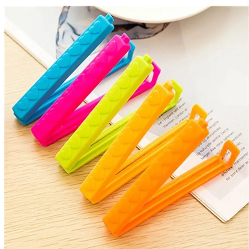 5 шт./лот новый герметичный пакет для хранения закусок в домашних условиях зажим