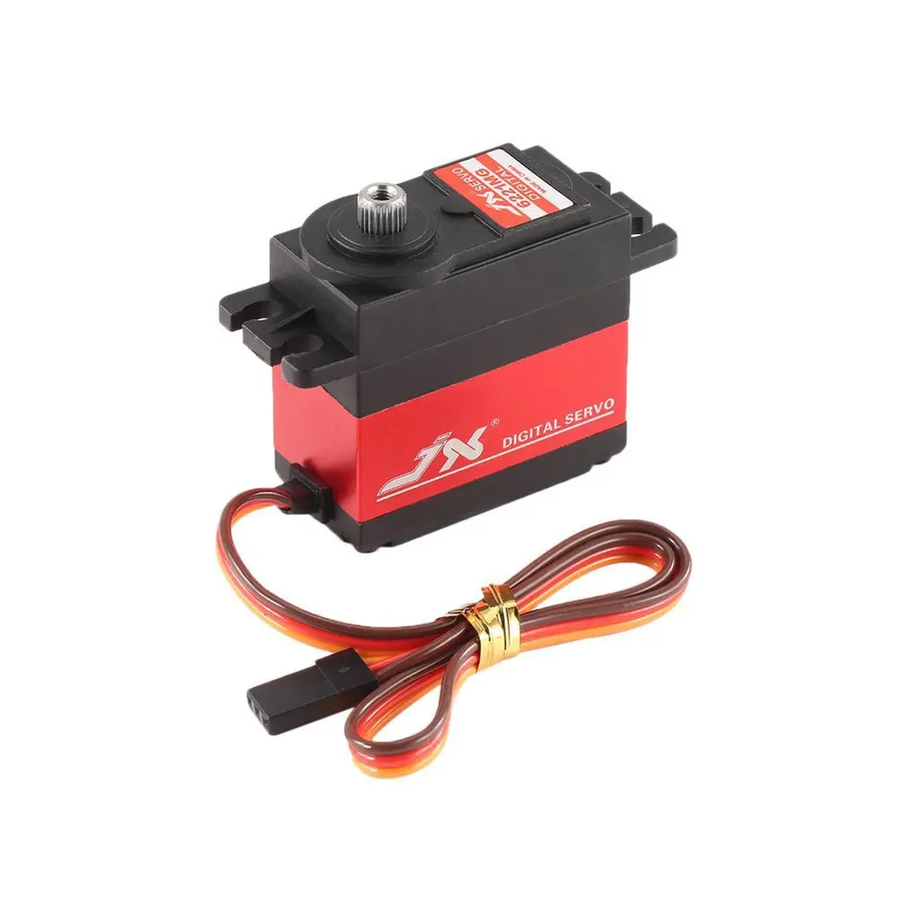 

4 шт JX PDI-6221MG металлический Шестерни 6V-8,4 V цифровой сервопривод высокий крутящий момент алюминии чехол для 1/10 1/8 RC «Робокар Поли» самолет для ...