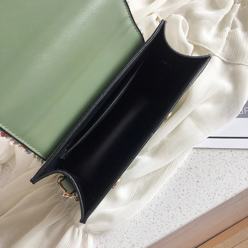 

DikizFly Lace Crossbody Bags Women 2020 Totes Purses Handbags Summer Bag Female Shoulder Bags Small Women Bag Pearl Embroidery