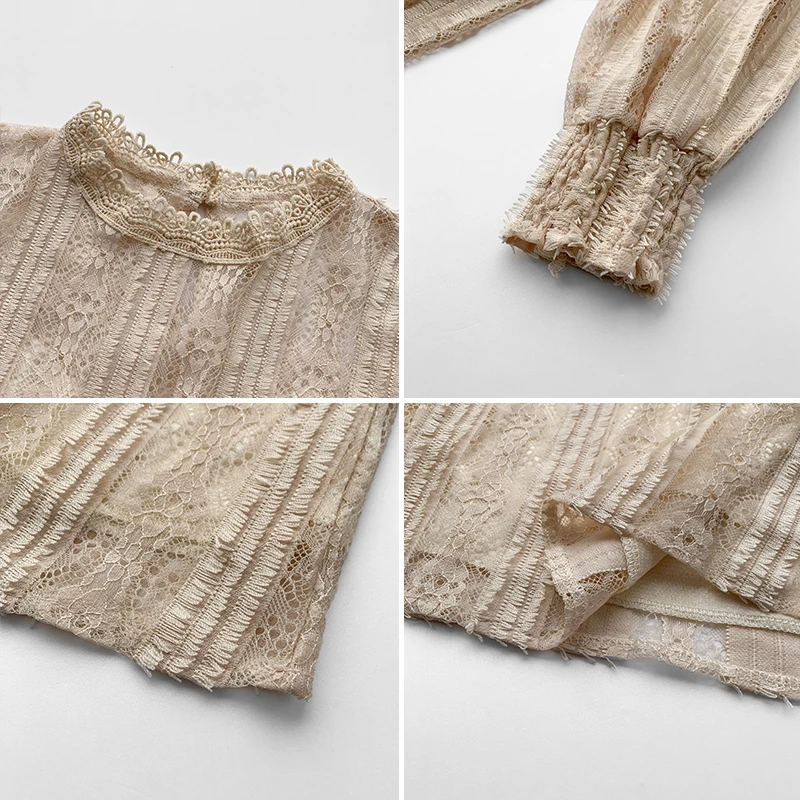 Женская шифоновая блузка с вырезами Женские топы и блузки рубашка винтажная