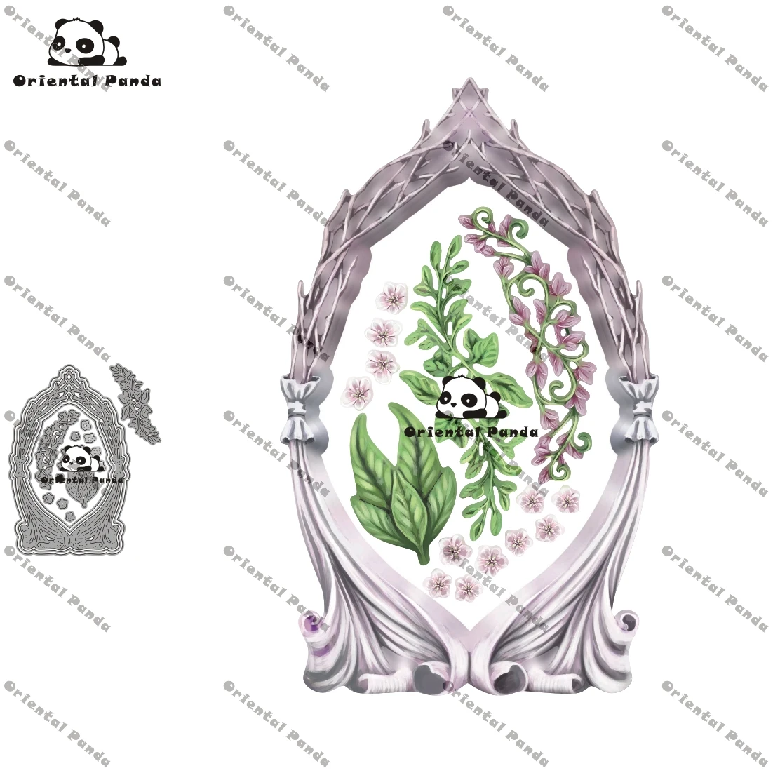 Пресс-формы металлические «цветы и растения», 2021