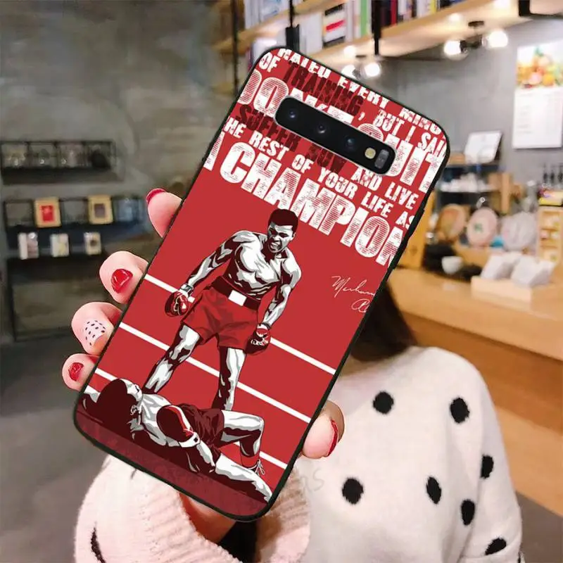 

Muhammad Ali boxing sport Phone Cases For Samsung A50 A51 A71 A20E A20S S10 S20 S21 S30 Plus ultra 5G M11 funda shell