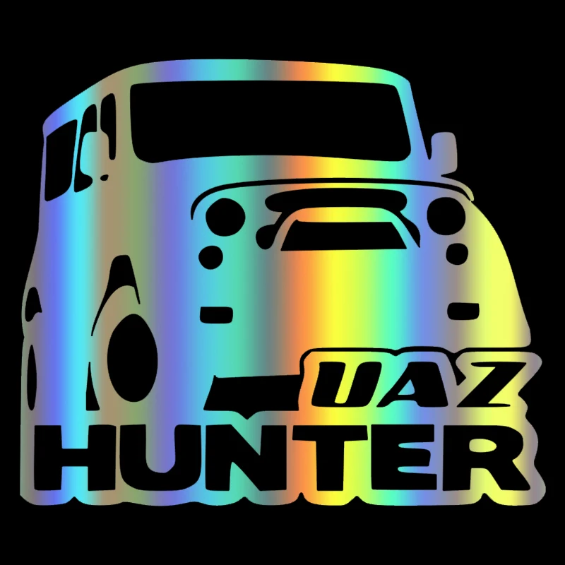 CK2326#17*20см наклейки на авто Уаз Hunter водонепроницаемые машину наклейка для