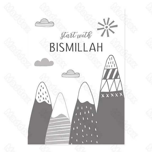 

Wallpaper Frameless Ink Printing Canvas Painting Cartoon Cute Simple Black and White Gray Cloud Airplane Pencil Poster